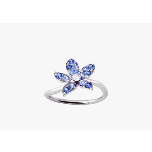 Ring L’essentielle SM WG Diamond Sapphire 053